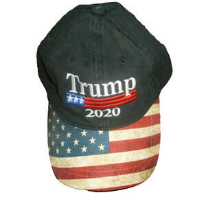 Donald TRUMP 2020 Blue Stars and Stripes Baseball Hat/Cap ‎ OS